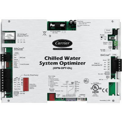 ChillerVu Chilled Water System Optimizer OPN-OPT-OL